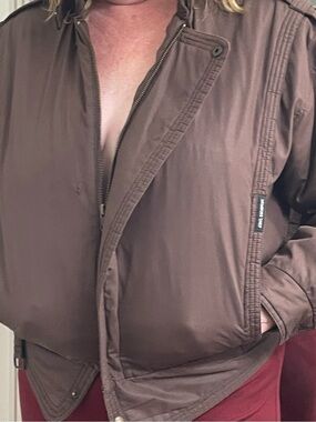Members Only Brown Bomber Jacket